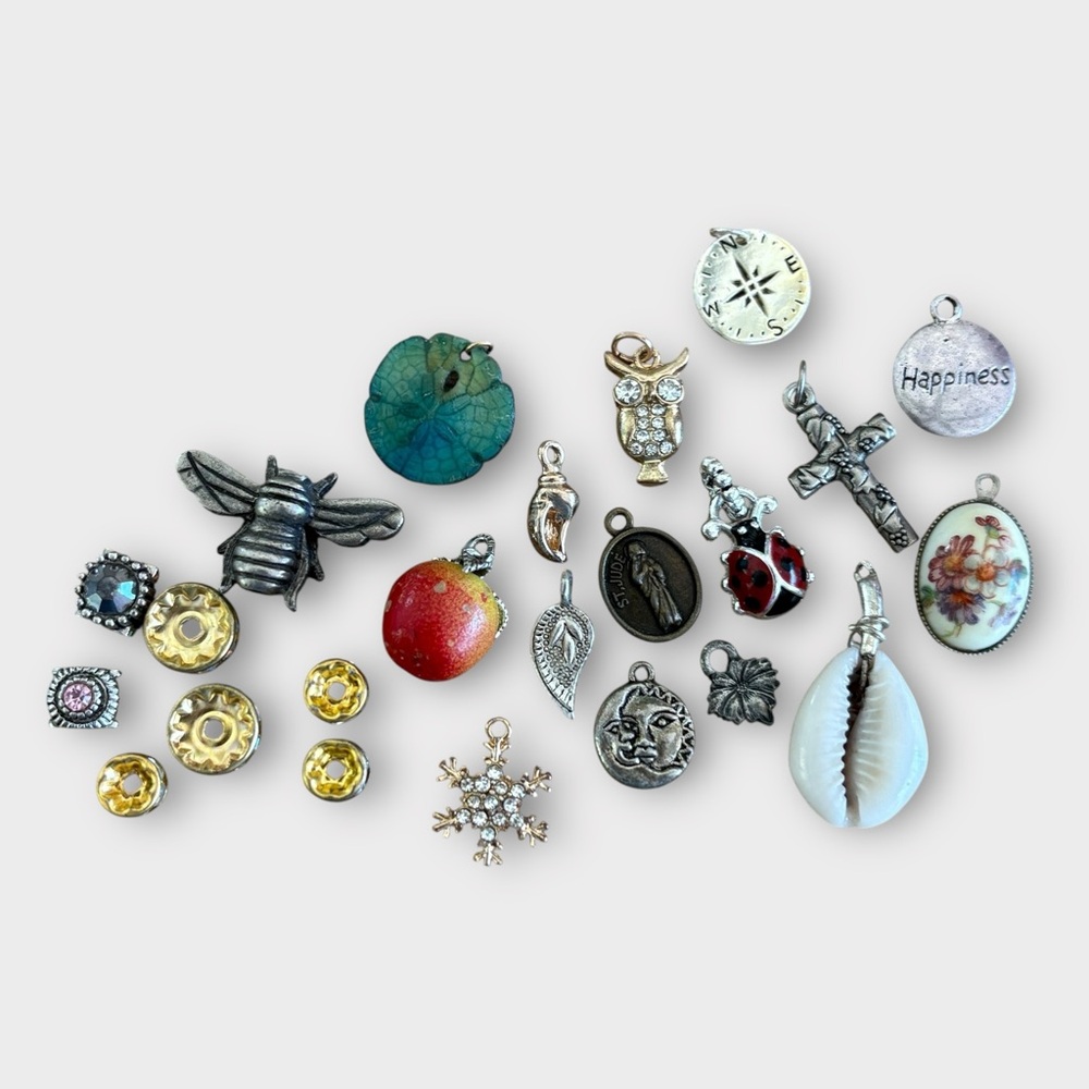 Assorted Lot of Charms and Beads - 23